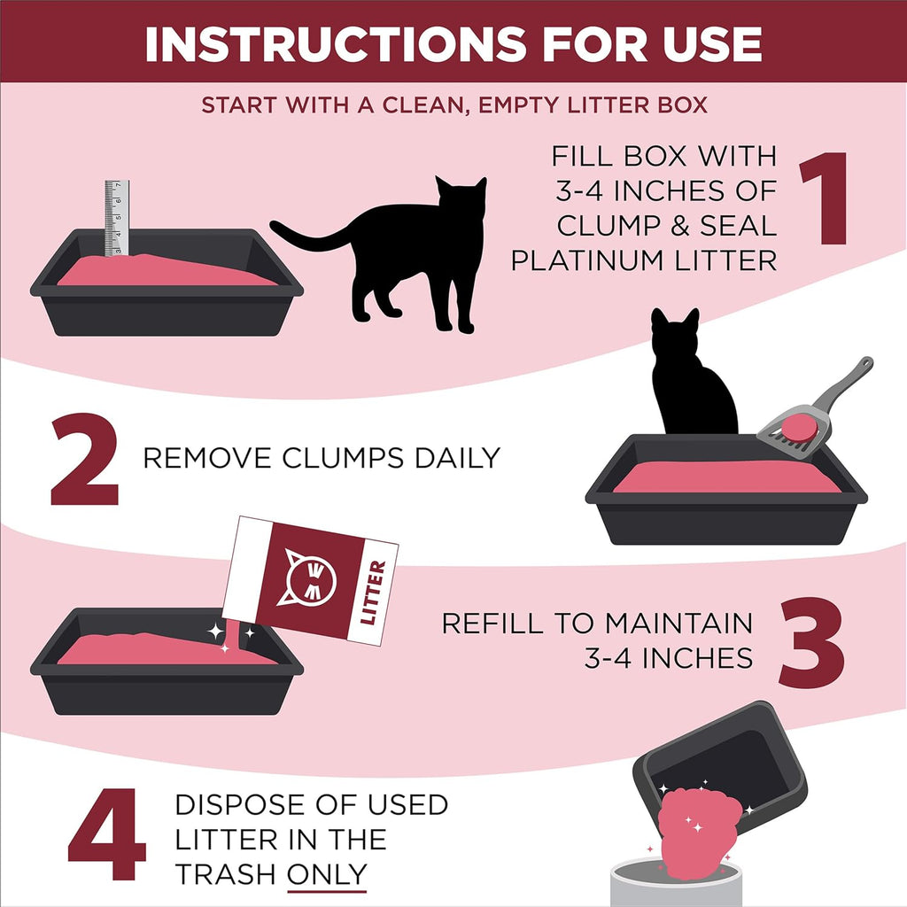 ARM & HAMMER Slide Platinum Easy Clean-Up Clumping Cat Litter, 18 lbs