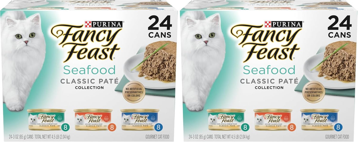 Purina Fancy Feast Gravy Lovers Wet Cat Food, 3 oz Cans, 30-Pack