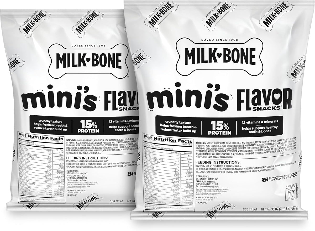 Milk-Bone Flavor Snacks Mini’s Dog Treats, 36 Oz.