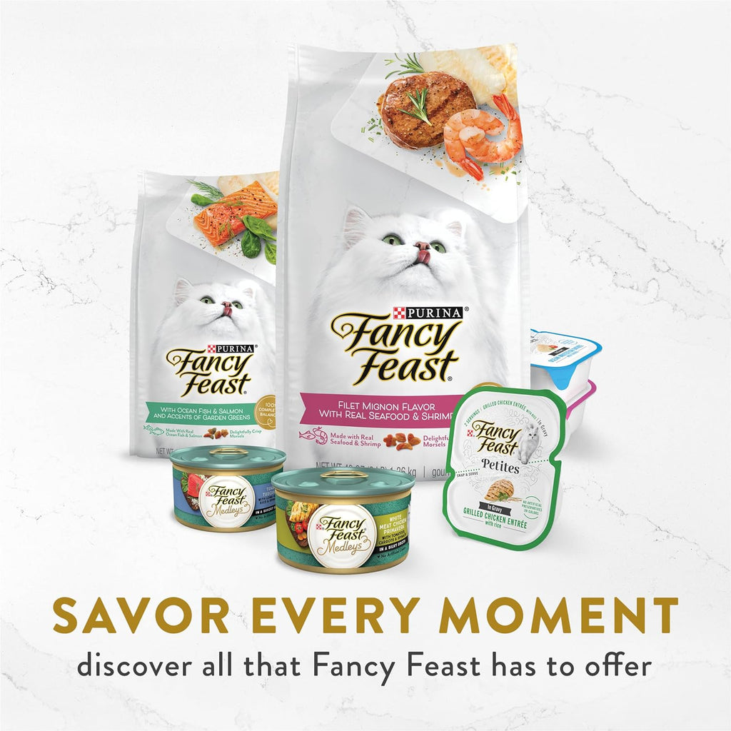 Purina Fancy Feast Gravy Lovers Wet Cat Food, 3 oz Cans, 30-Pack