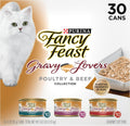 Purina Fancy Feast Gravy Lovers Wet Cat Food, 3 oz Cans, 30-Pack