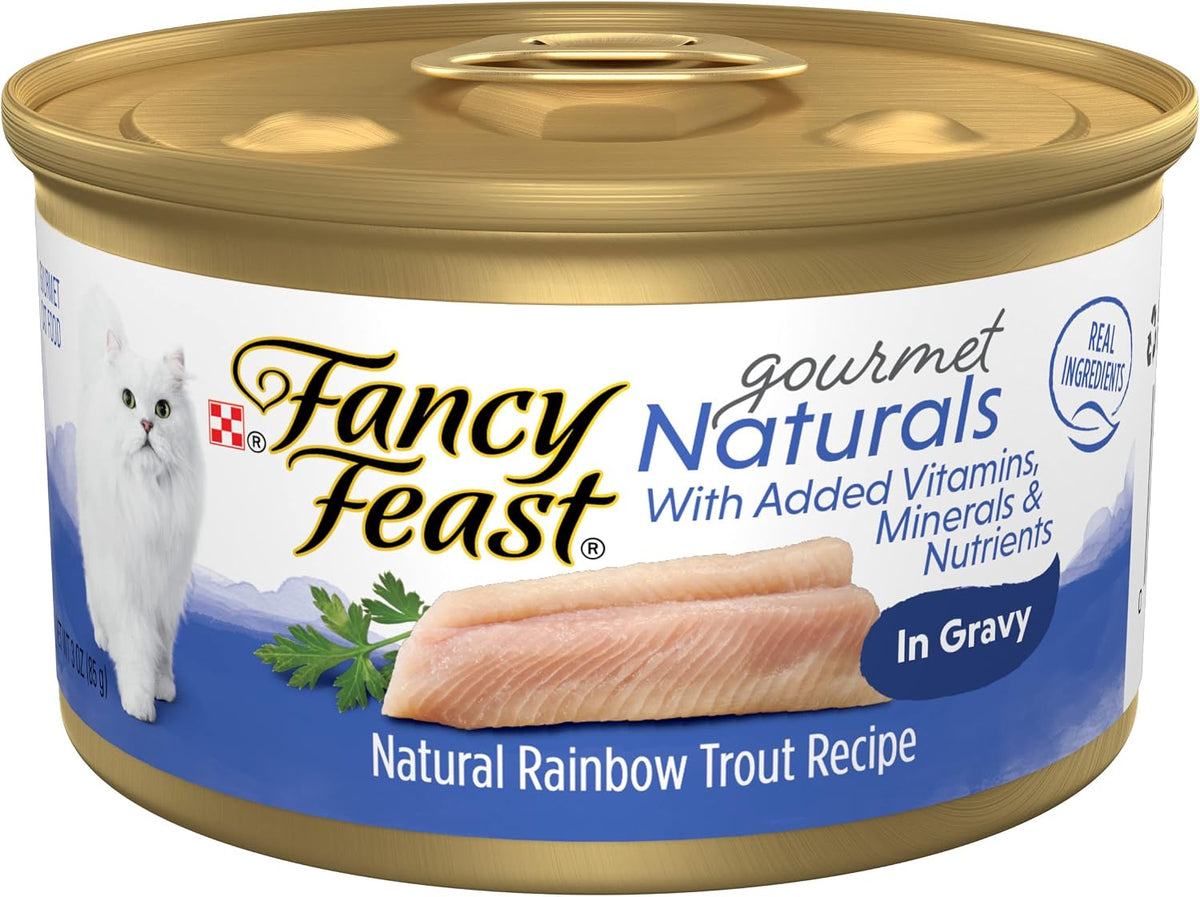 Purina Fancy Feast Gravy Lovers Wet Cat Food, 3 oz Cans, 30-Pack