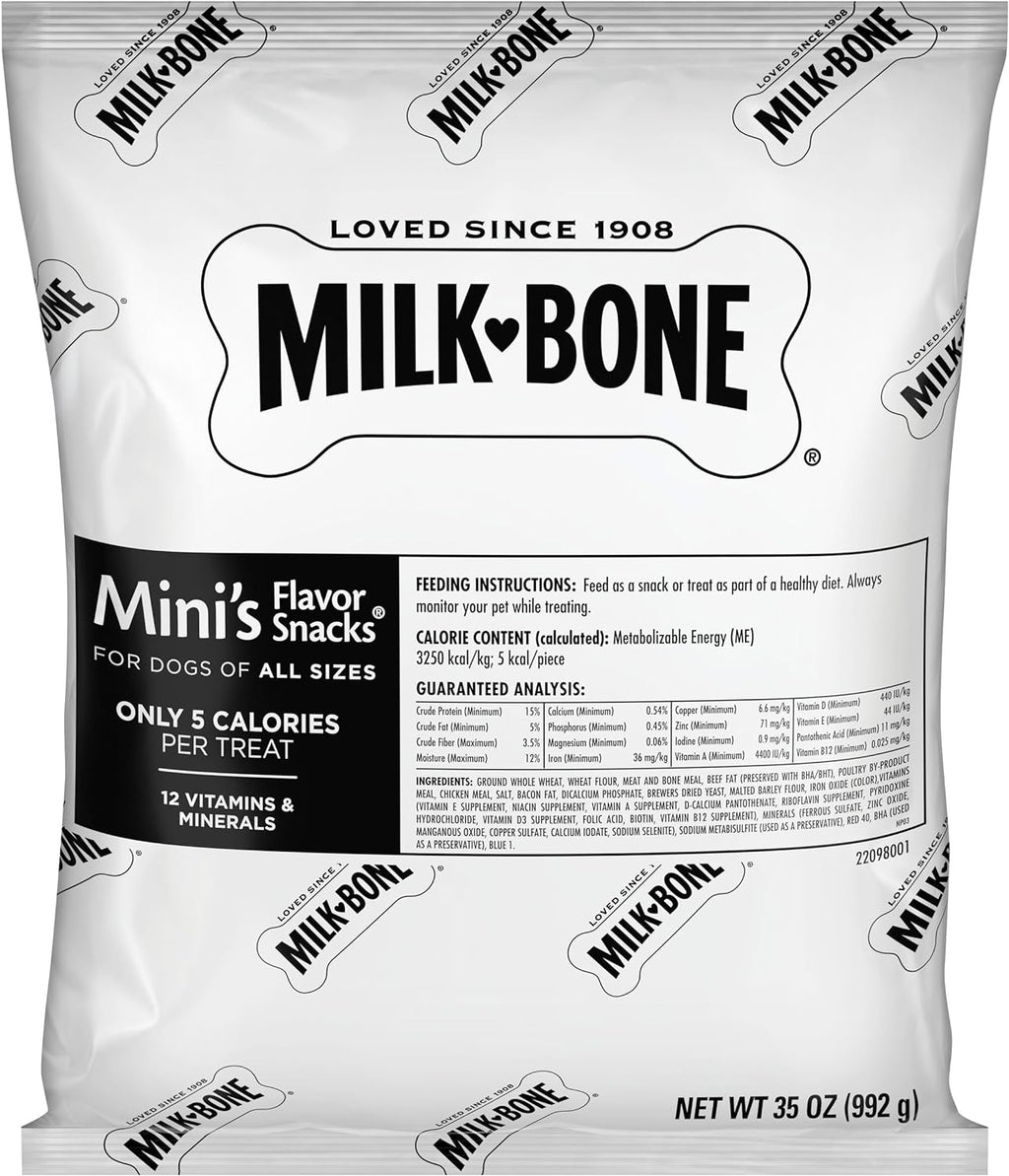 Milk-Bone Flavor Snacks Mini’s Dog Treats, 36 Oz.