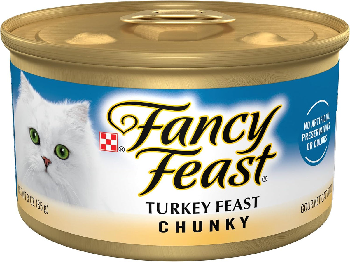Purina Fancy Feast Gravy Lovers Wet Cat Food, 3 oz Cans, 30-Pack