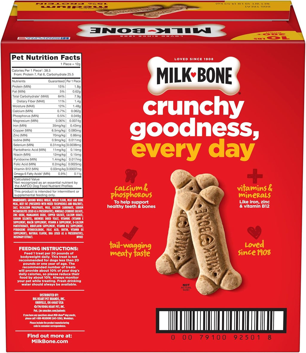 Milk-Bone Original Medium Dog Biscuits, 10 lb Box