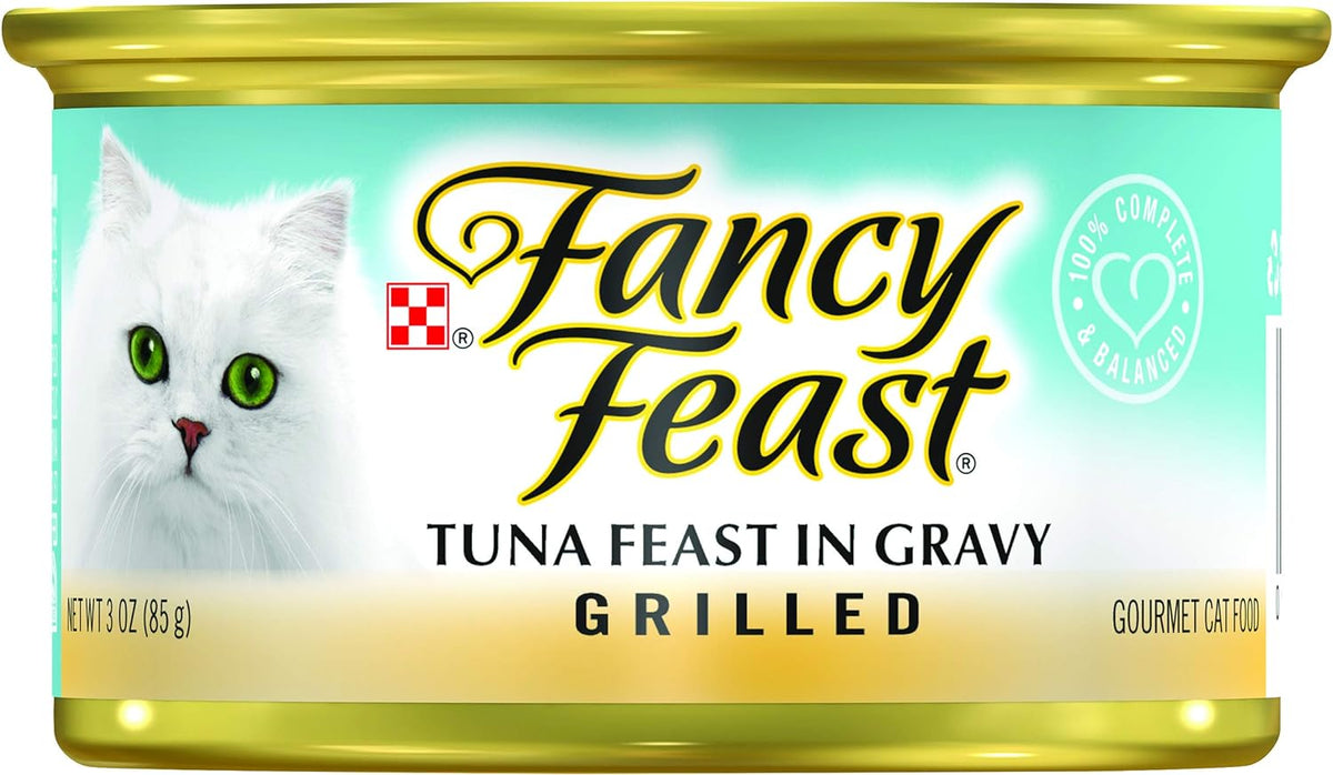 Purina Fancy Feast Gravy Lovers Wet Cat Food, 3 oz Cans, 30-Pack