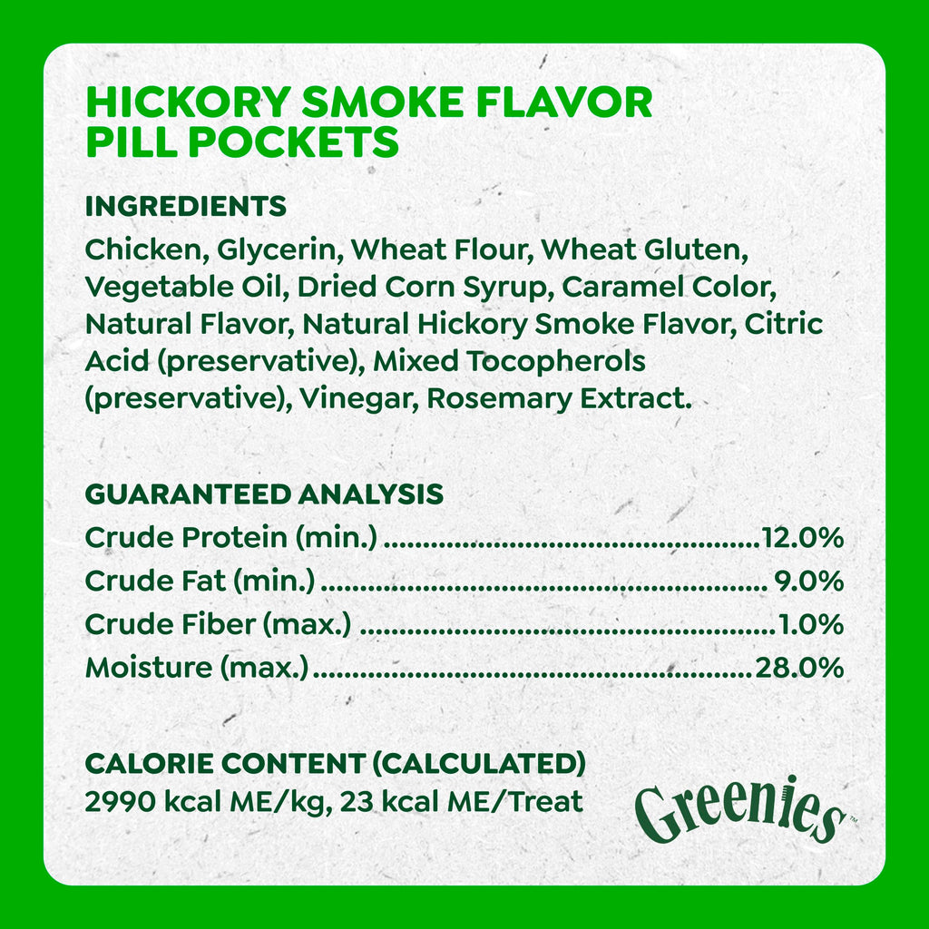 Greenies Pill Pockets Large Size Dog Treats, Peanut Butter, 15.8 oz