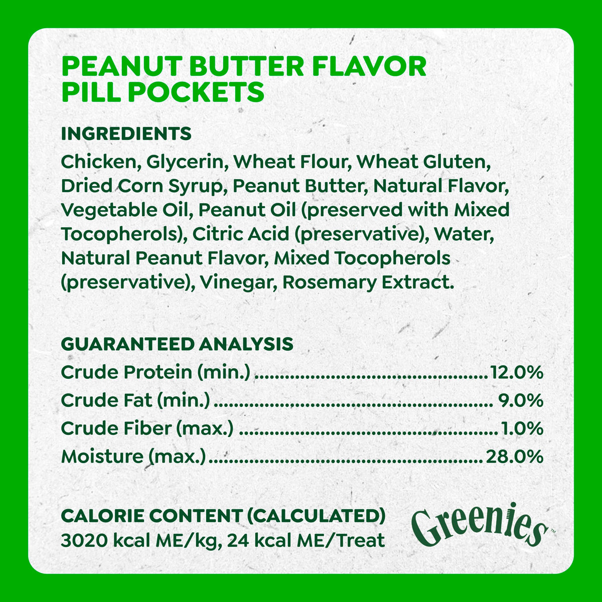 Greenies Pill Pockets Large Size Dog Treats, Peanut Butter, 15.8 oz