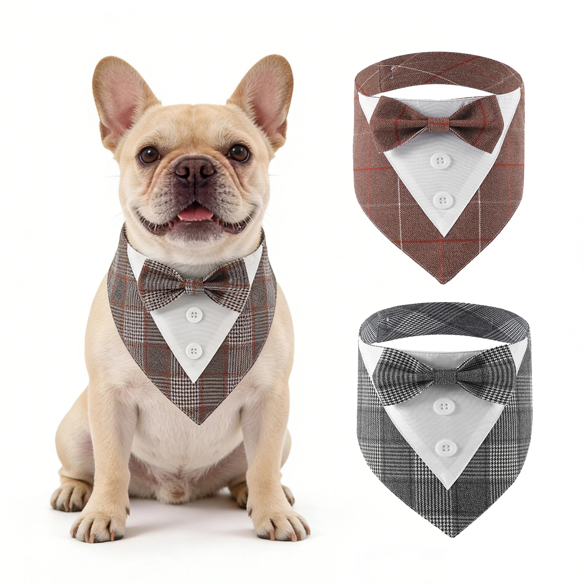Bandana & Bowtie Collar Set