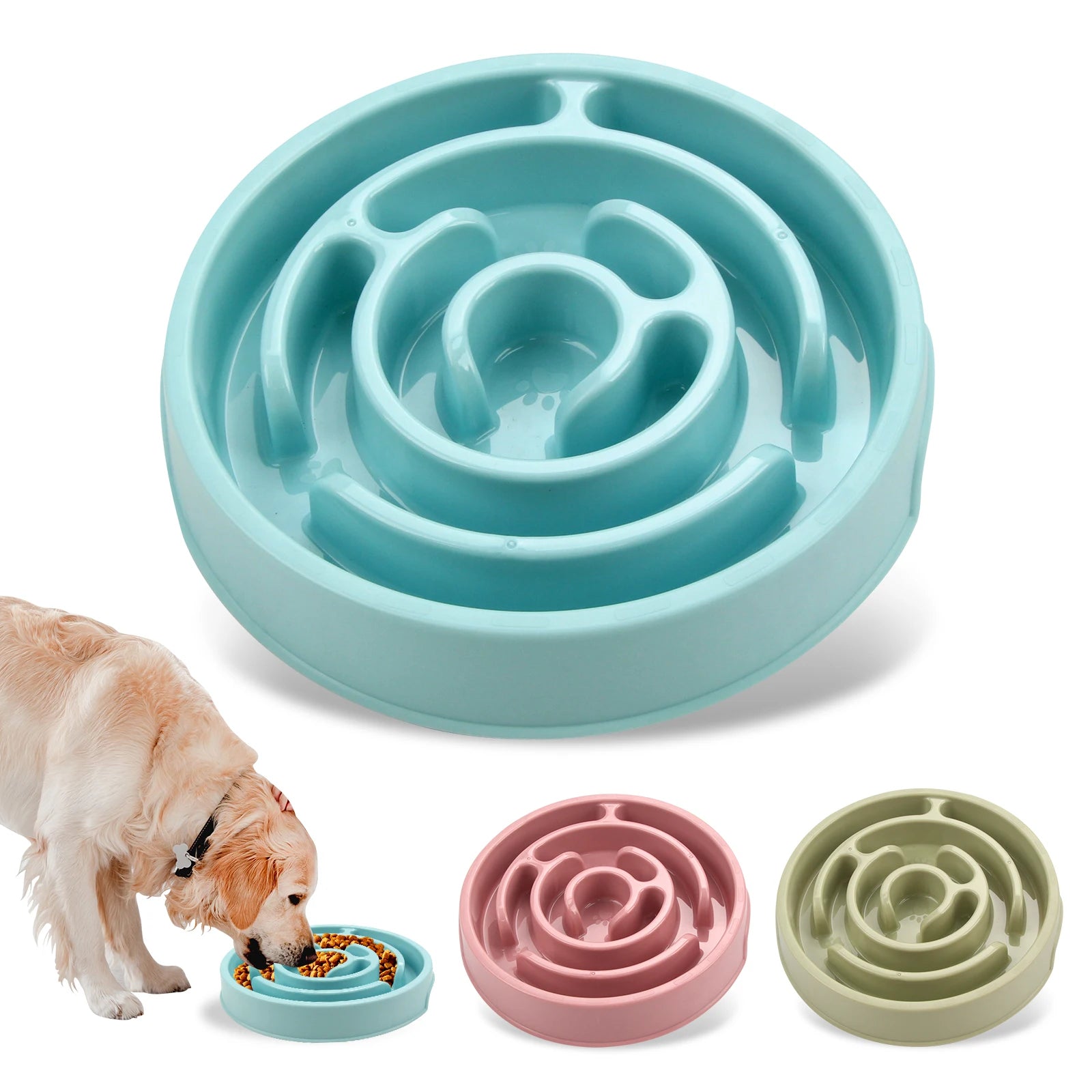 Stainless Steel Slow Feeder Bowl